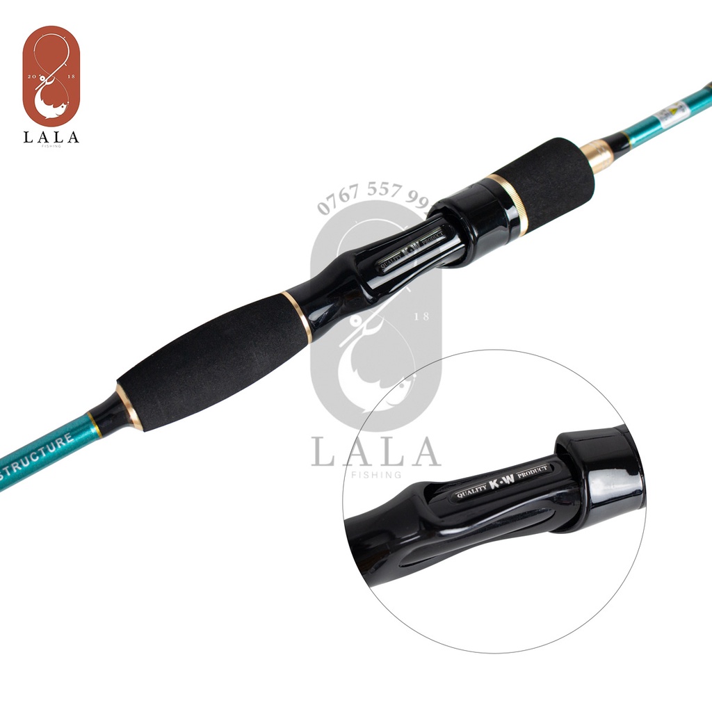 Cần câu lure đứng KW Explorer Carbon 1m8/ 2m1/ 2m4 M bằng carbon chuyên lure cá lóc, cá chẽm,.. tải cá gần 7kg