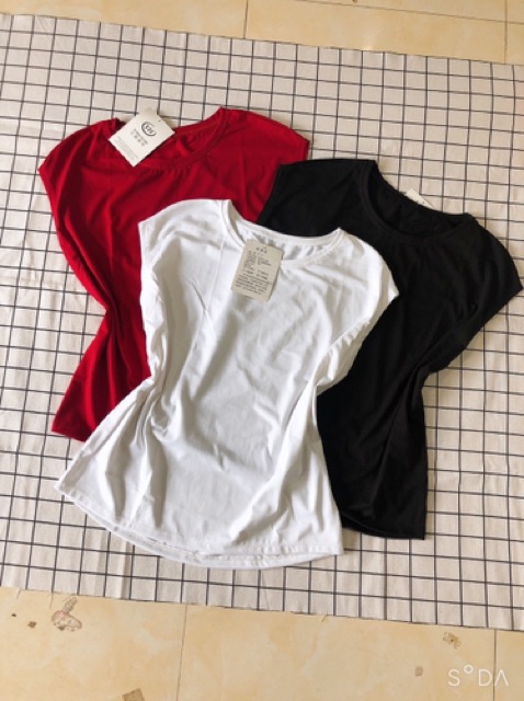 áo phông nữ, áo thun cánh dơi sát nách 3 màu kèm ảnh thật phía sau | BigBuy360 - bigbuy360.vn