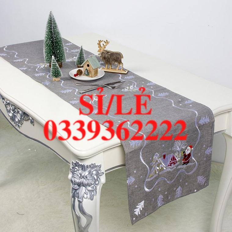 Christmas Christmas table runner embroidery table runner decoration birthday wedding Christmas table use MM