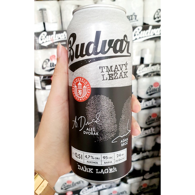 BUDWEISER BUDVAR DARK LAGER 500ML- THÙNG 24 LON