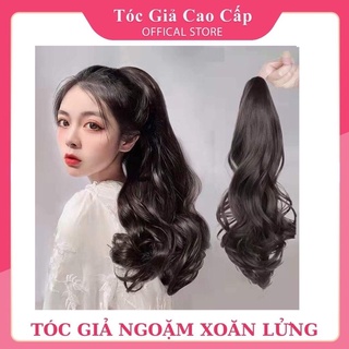 Tóc giả ngoặm xoăn đuôi lửng n45cm ❇️freeship ❇️