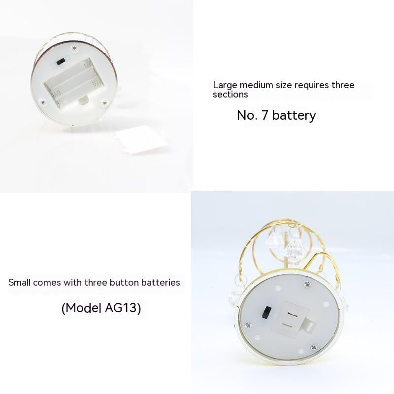 Cây Thông Giáng Sinh Bằng Sắt Mạ Điện Có Đèn LED Phát Sáng Độc Đáo Trang Trí Nhà Cửa