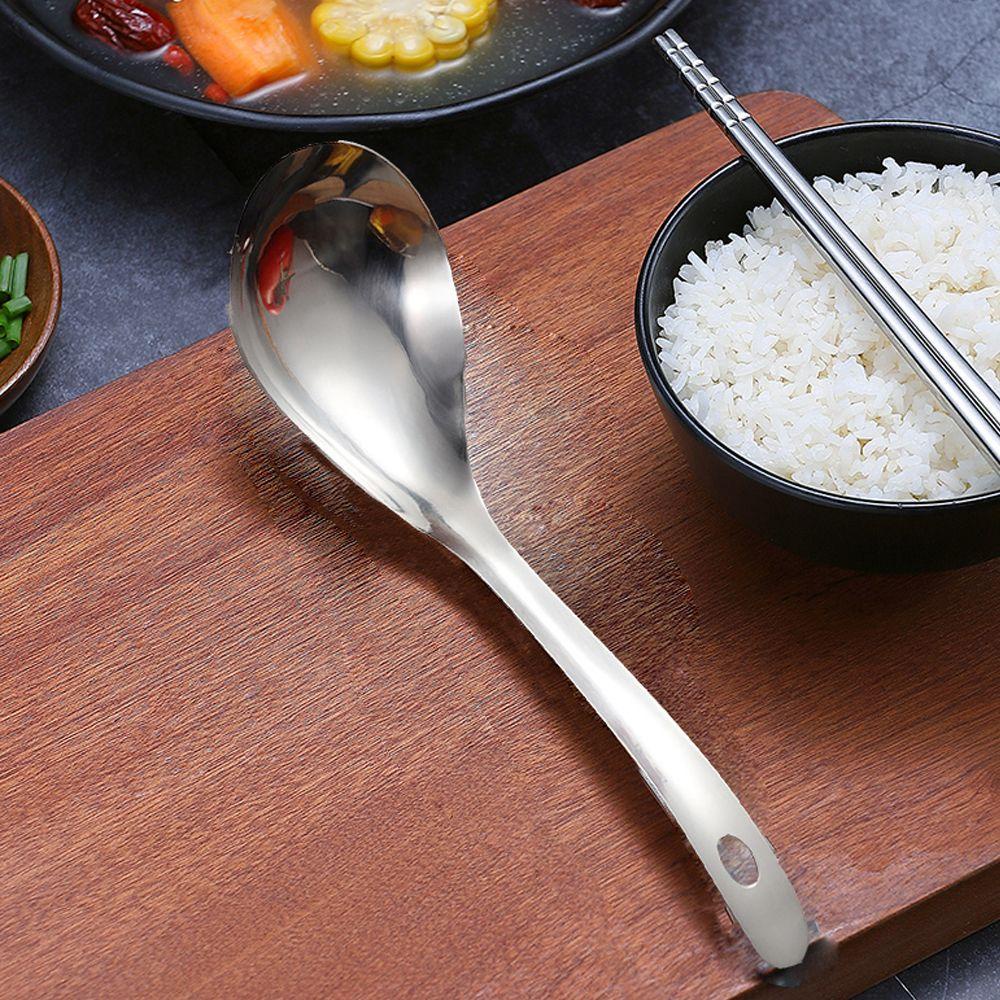 IVORY Muỗng Xới Cơm Bằng Thép Không Gỉ Chống Dính Cho Nhà Hàng Khách Sạn