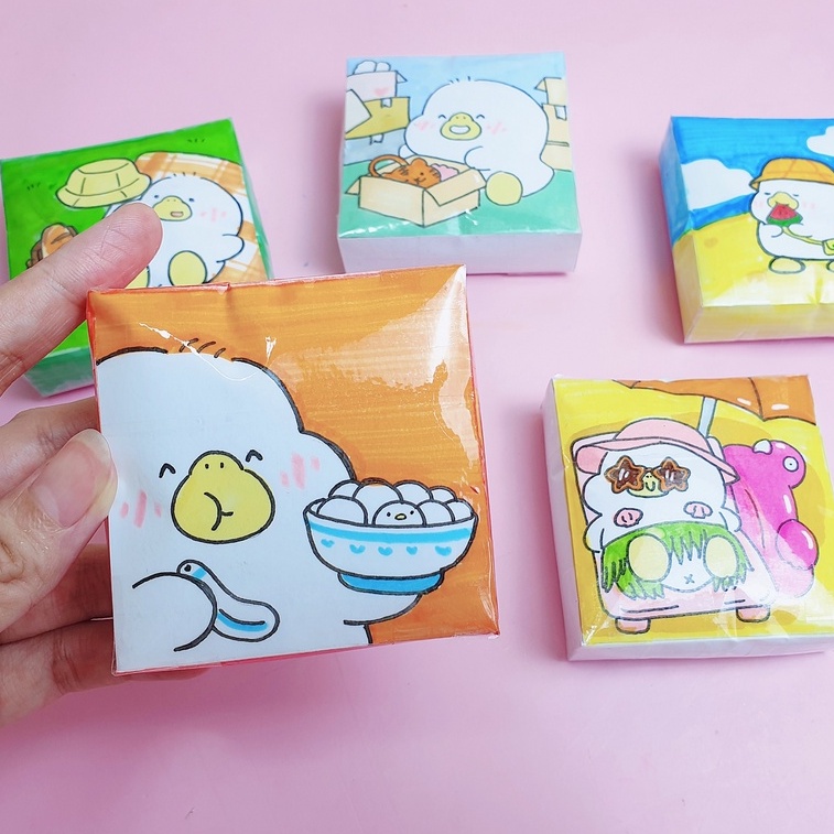SQUISHY HANDMADE | Squishy giấy hình Vịt Cute