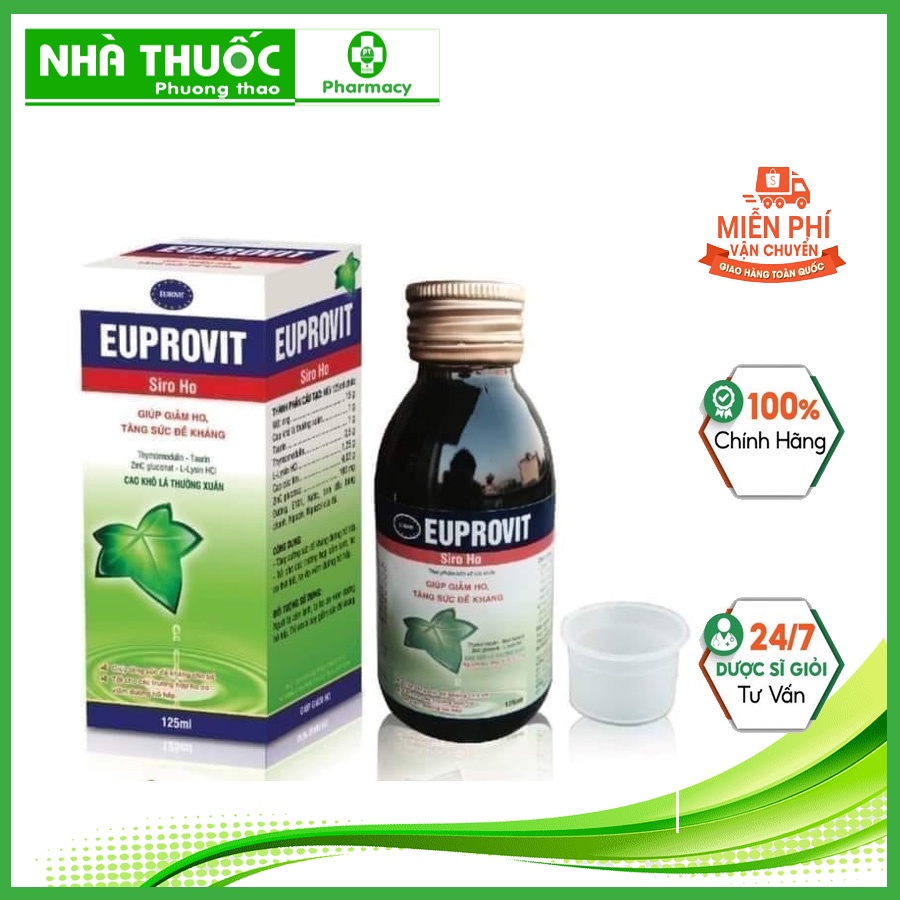 Siro EUPROVIT Giúp Giảm Ho Tăng Sức Đề Kháng