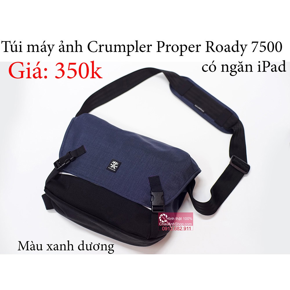 Túi máy ảnh Crumpler Proper Roady 7500 có ngăn iPad