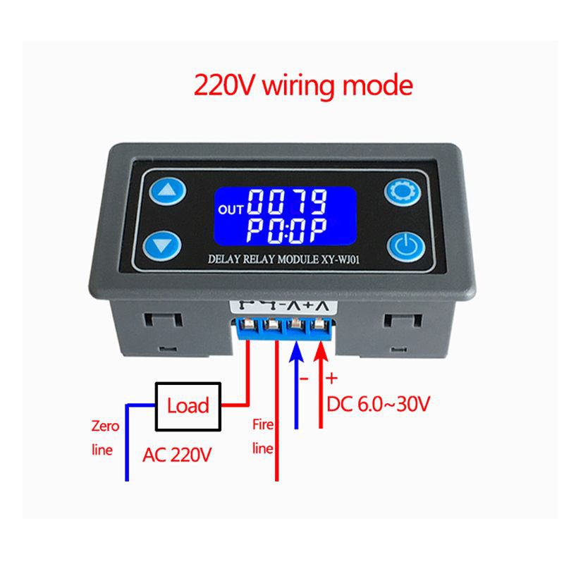 Mô Đun Rơ Le Hiển Thị Màn Hình Led Pcfx Xy-Wj01