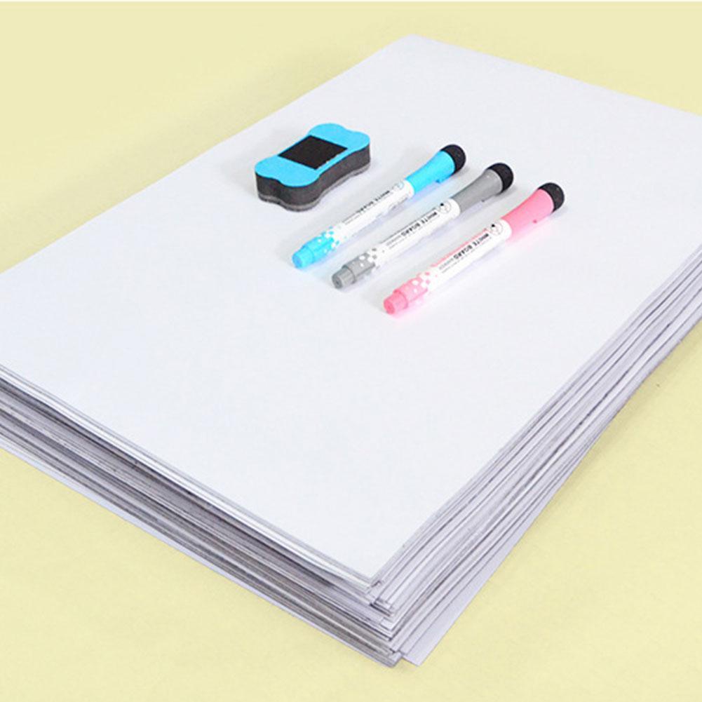 Bảng trắng hít nam châm gắn tủ lạnh khổ A4/ A5 dùng ghi chú X9M6 G5J2 J5V6 G8S7 G7B0 O7J2 Q6I7