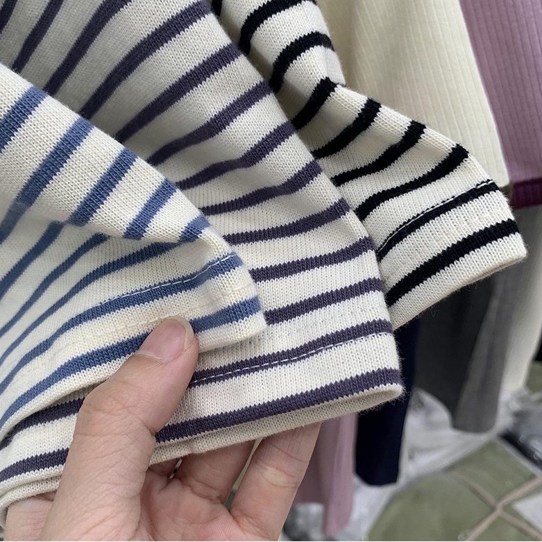 Áo Thun polo Tay Ngắn Họa Tiết Sọc 51898