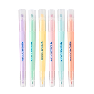 Bút Highlight Với Màu 6 Sắc Nổi Bật