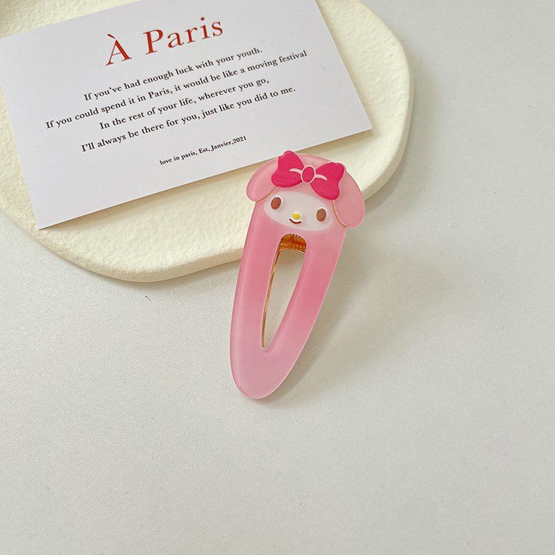 Kẹp Tóc Hình Hoạt Hình Bằng Hợp Kim Xinh Xắn Cho Bé Gái