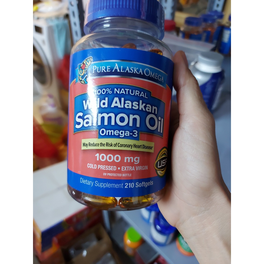 Dầu Cá Omega 3 Wild Alaskan Salmon Oil 1000mg