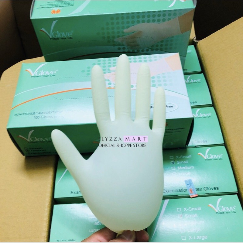 Găng y tế KHÔNG BỘT latex Vglove (50pcs) | BigBuy360 - bigbuy360.vn