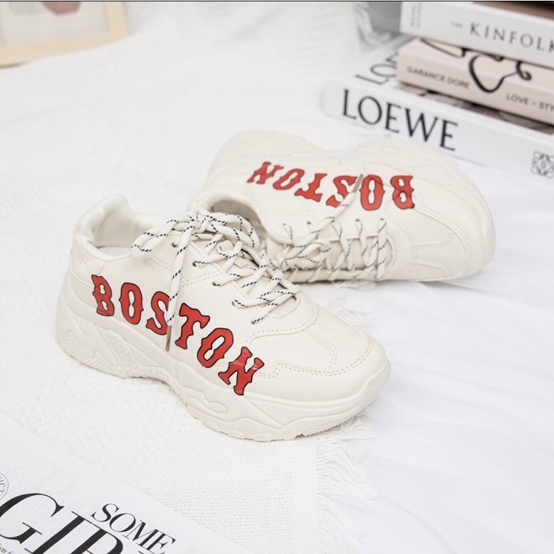 Giày thể thao MLB chữ Boston đỏ