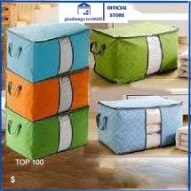 Túi Đựng Chăn Màn Gấp Gọn Gàng Loại Dày Đẹp kích thước 60x40x35 - Túi Vải Bền Đẹp