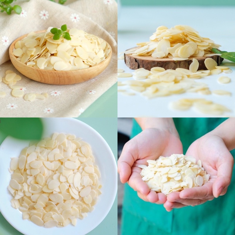 100g Hạnh Nhân Lát,Cắt Lát Olam (Mỹ) Cao Cấp Làm Bánh Tuyệt Ngon,Nhập Khẩu Chính Ngạch