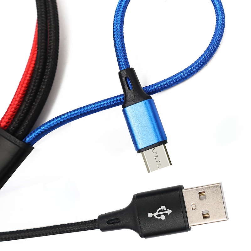 Dây Cáp Sạc Pin Điện Thoại Thông Minh 4 Trong 1/3A