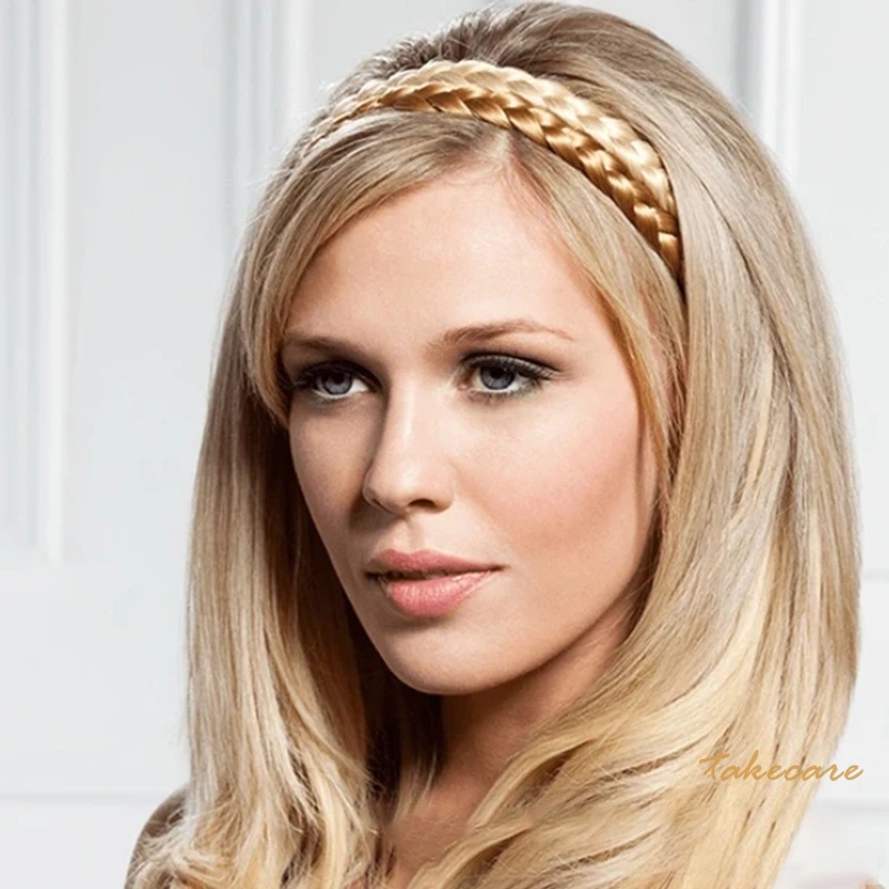 Băng Đô Cài Tóc Giả Thắt Bím 5 Bờm Hóa Trang Phong Cách Cổ Điển Aboriginal