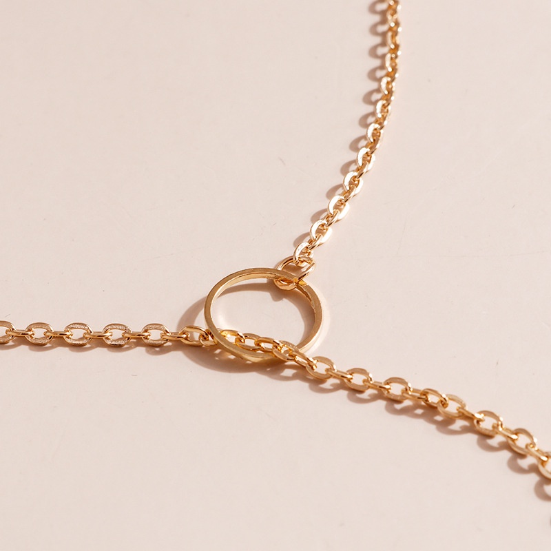 Vòng cổ Sợi Xích Kim Loại Phong Cách Punk Đơn Giản Thời Trang