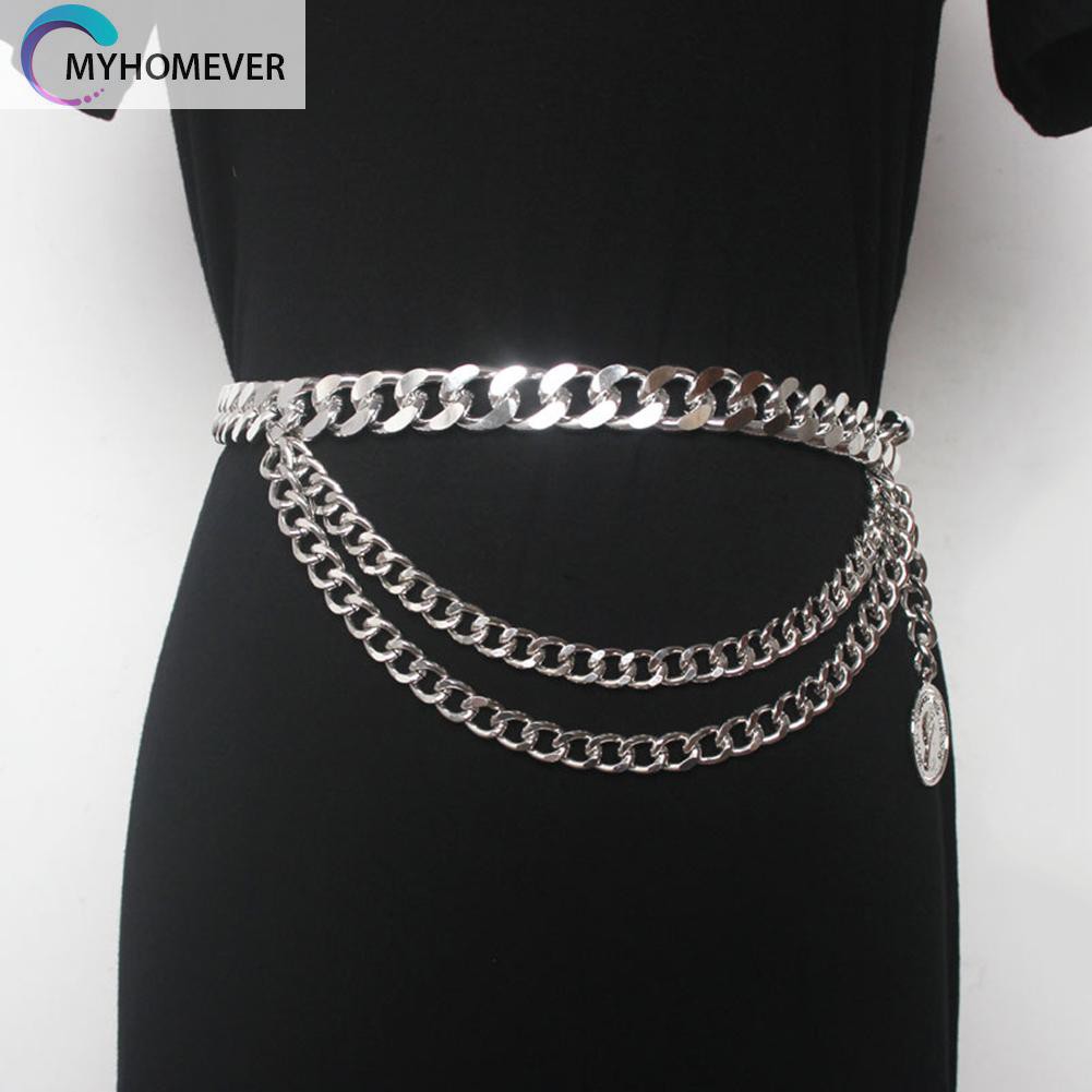 Dây Xích Kim Loại Nhiều Tầng Đeo Thắt Lưng