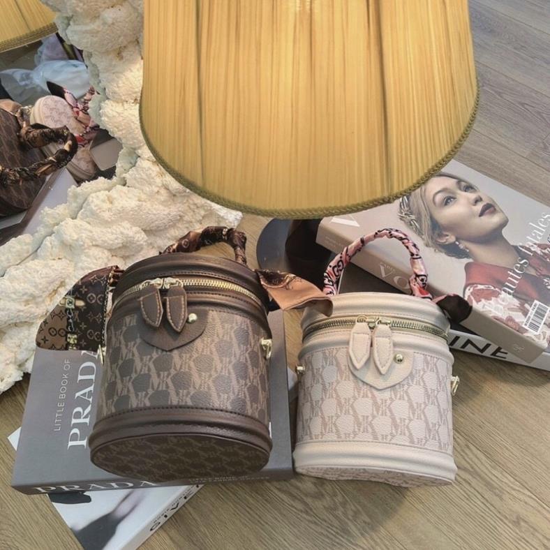 Túi Xách Nữ Tròn Quai Sách Nhỏ Gọn Da Mềm Cao Cấp Rẻ Đẹp - A&ESHOP 870879