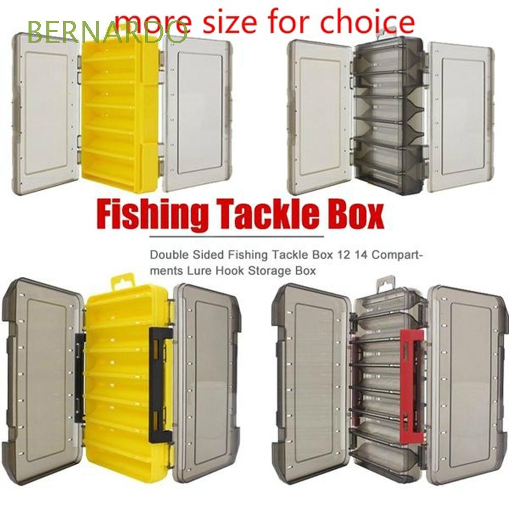 Hộp đựng mồi câu cá hai mặt bằng nhựa 12 14 ngăn