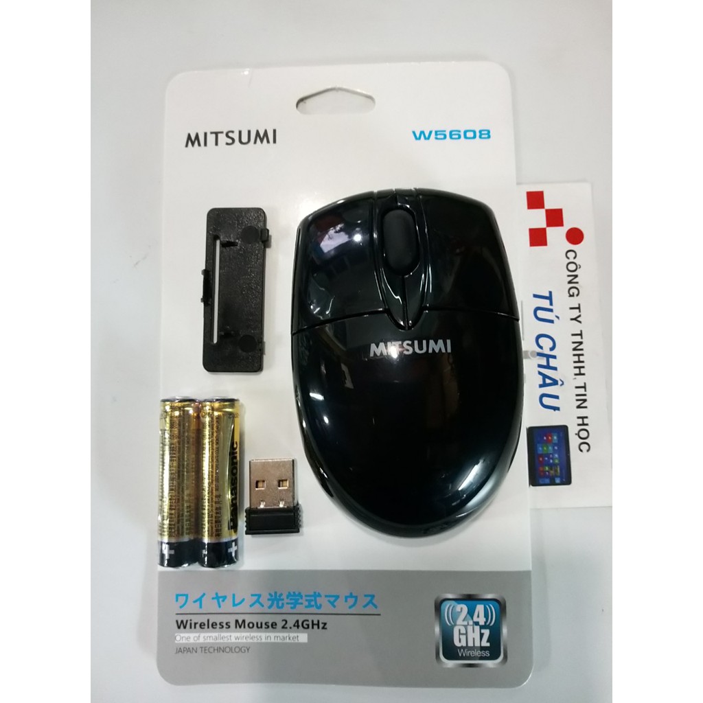Chuột không dây Wireless Mouse 2.4Ghz Mitsumi W5608