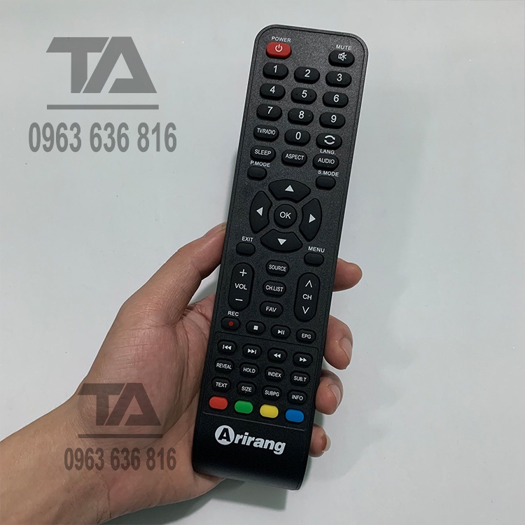 Remote Điều khiển tivi Arirang LED/LCD