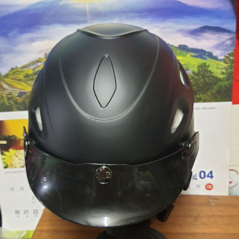 Mũ bảo hiểm 1/2 osaka lỗ thoáng mát nhẹ đầu chất lượng