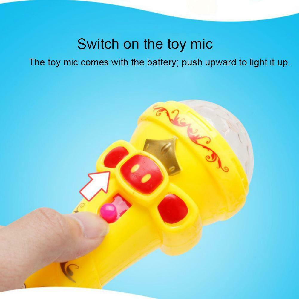 Đồ chơi Micro không dây có đèn LED vui nhộn cho bé
