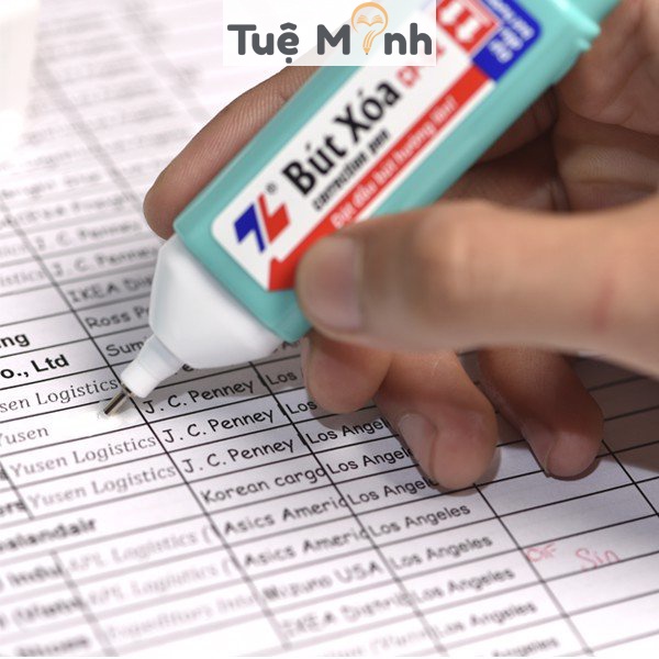 Bút xóa nước Thiên Long dung tích 12ml/ 7ml mực xóa nhanh khô cho học sinh, văn phòng