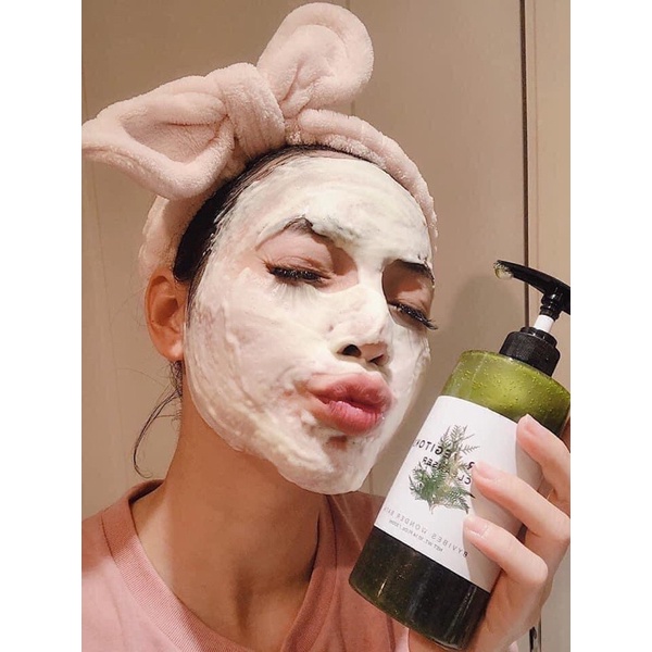 Sửa Rửa Mặt Rau Củ Thải Độc Sạch Da Super Vegitoks và Vegiwhip Mask