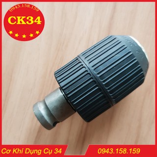 Đầu chuyển bulong 1/2icnh sang đầu kẹp mũi khoan 13ly tự động