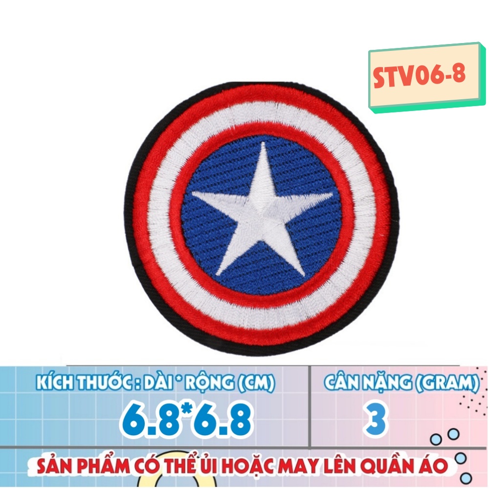 Sticker vải hoặc ủi quần áo ,Patch,Logo ủi nhiệt, hình ép nhiệt chủ đề siêu nhân người dơi sáng tạo thiết kế quần áo