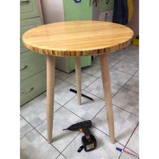 Chân Bàn Gỗ Cao Su Decor