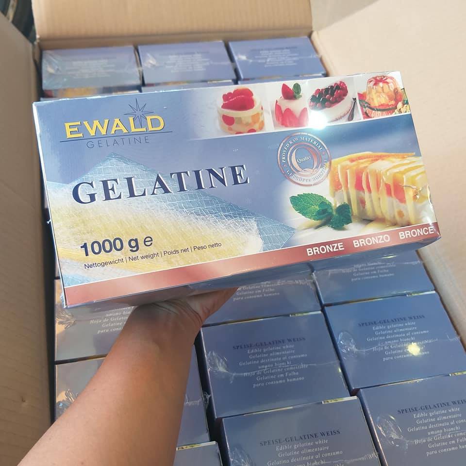 Lá Gelatine Ewald Đức - 10 lá