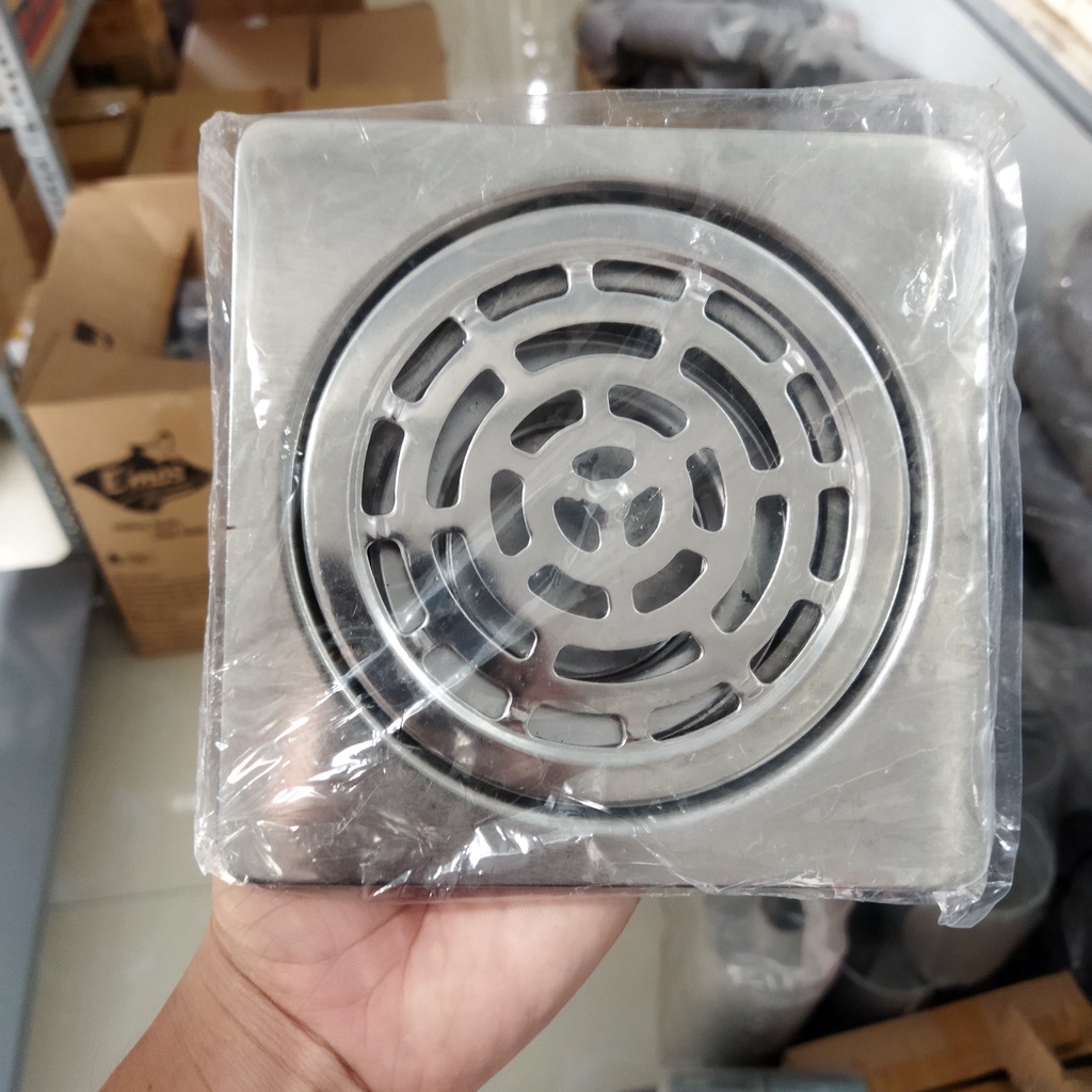 PHỄU THOÁT NƯỚC INOX 201 ,KT 15×15