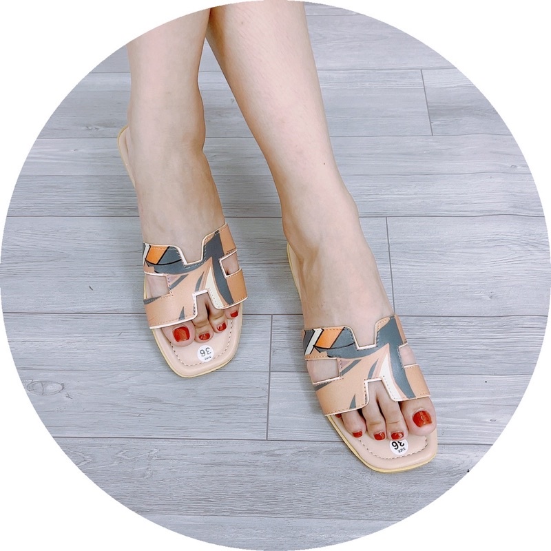 Dép H 3D da lì from chuẩn đi cực đẹp