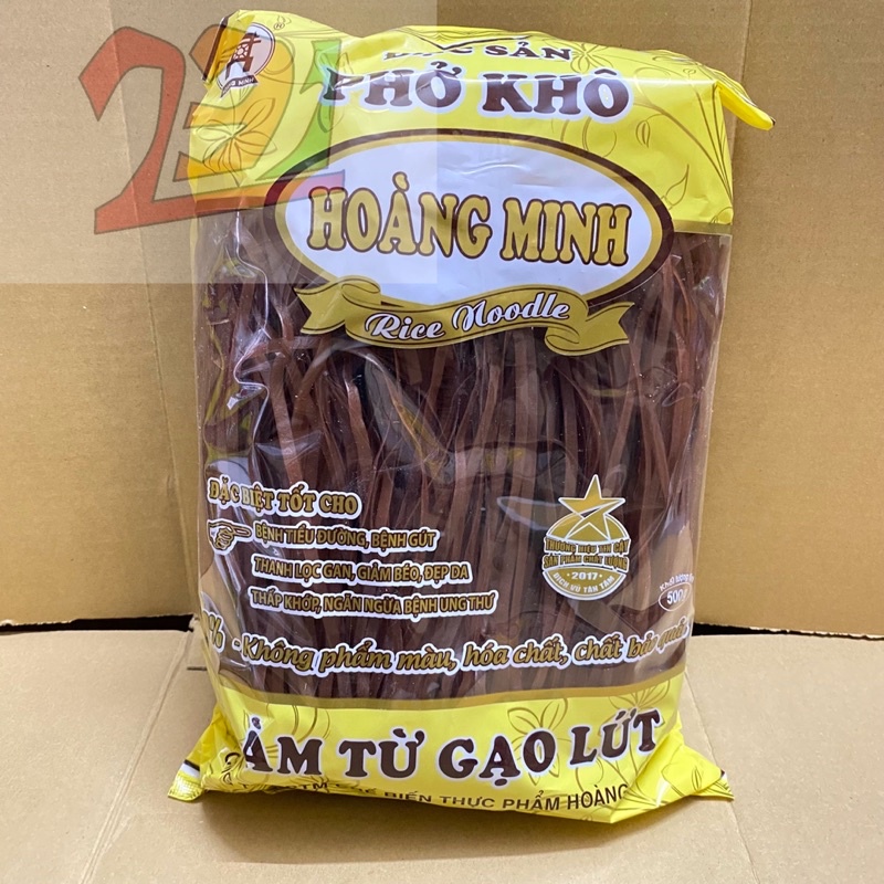 [500g] Túi Phở Gạo Lứt Khô HOÀNG MINH