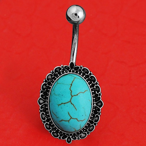 Khuyên rốn bằng thép y tế phong cách Bohemia