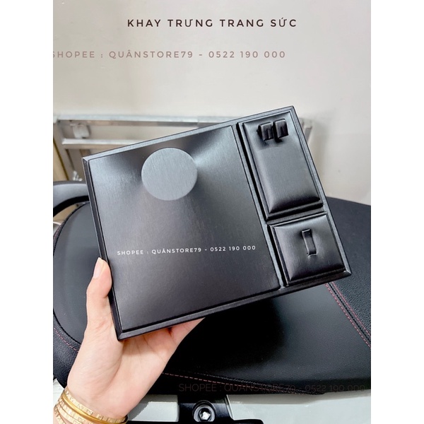 Khay trưng bày trang sức da pu