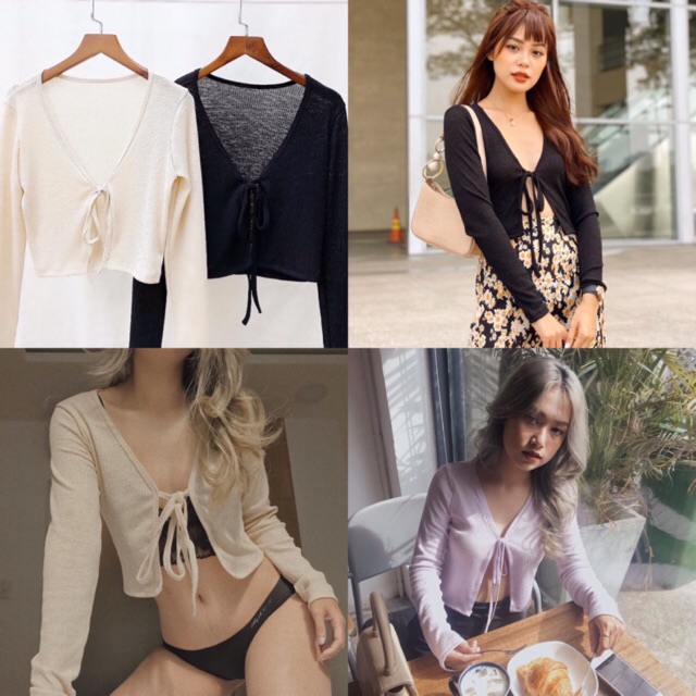🥕ÁO CROPTOP KHOÁC CARDIGAN🥦