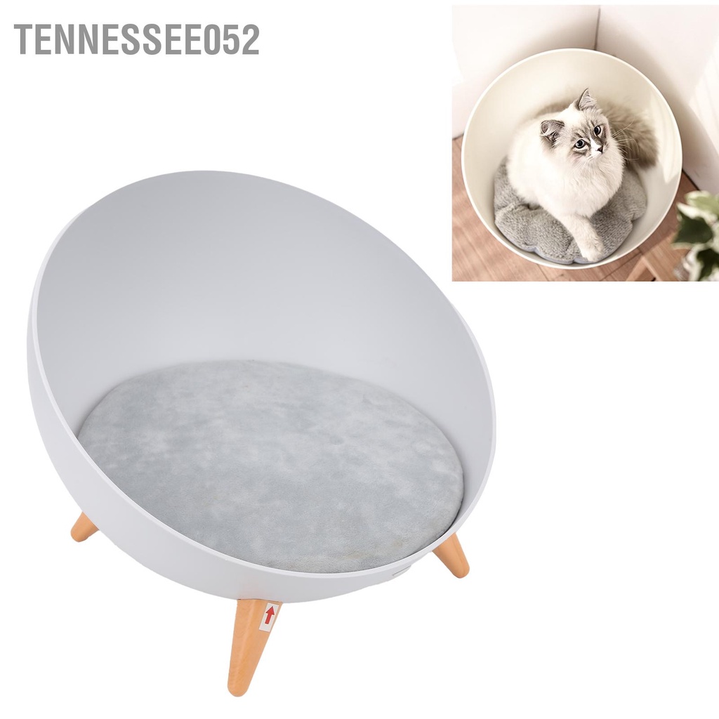 [Hàng Sẵn] Giường mèo hình bán cầu Mở kèm nệm nằm Ghế nằm cho chó mèo cao cấp【Tennessee052】