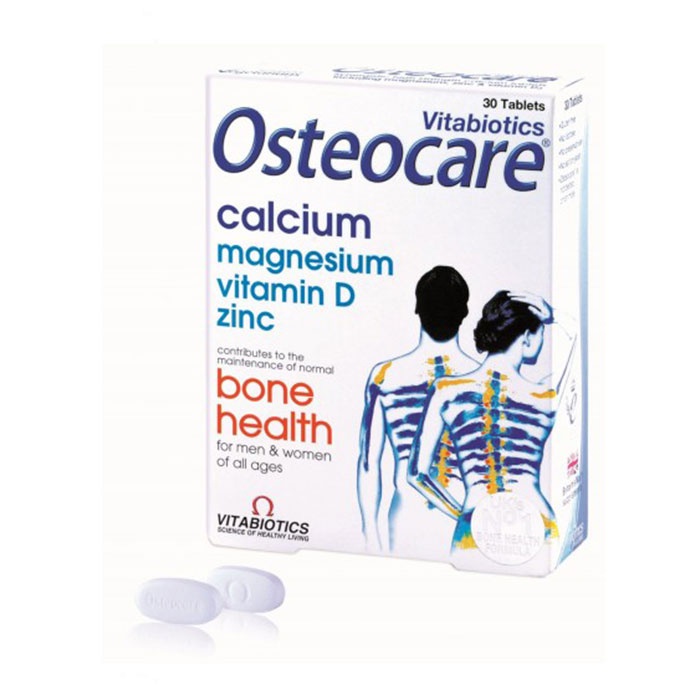 OSTEOCARE - Viên uống bổ sung canxi, khoáng chất, vitamin D, kẽm giúp xương chắc khoẻ