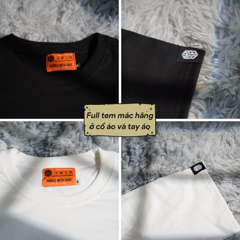 [Xả Kho] Áo thun tay lỡ SWE EGYPT TEE form rộng Unisex nam nữ phong cách Ulzzang - AT11 - Happy Style