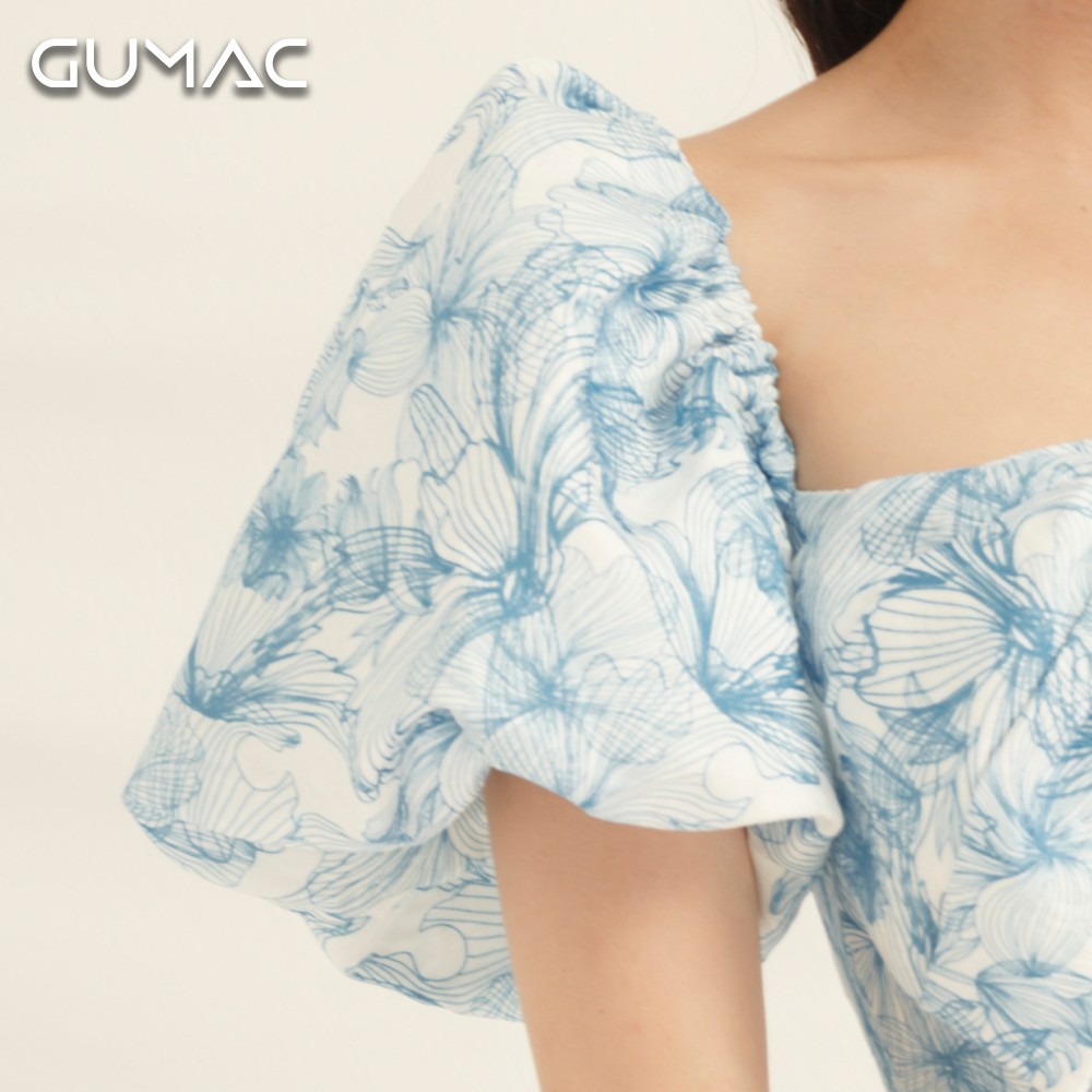 [Mã WABRGULUV giảm tới 100K đơn 249K] Đầm Luxury nơ ngực GUMAC DVA863 | BigBuy360 - bigbuy360.vn