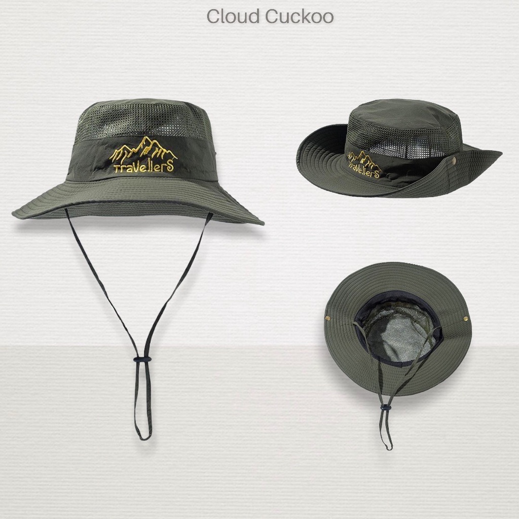 Mũ Bucket Ngư Dân Có Dây Đeo Phù Hợp Che Nắng Mưa Hay Đi Dã Ngoại Camping Cắm Trại- Mã Số: MBK8173