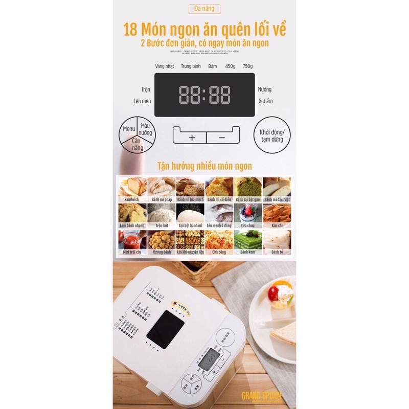 máy làm bánh mì tại nhà