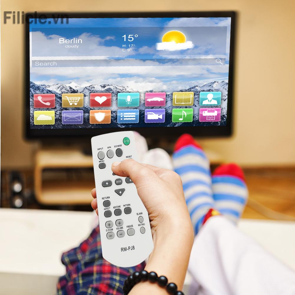 Điều khiển từ xa FILICLE RM-PJ8 không dây thay thế cho máy chiếu Sony RM-PJ5/PJ6/PJ10