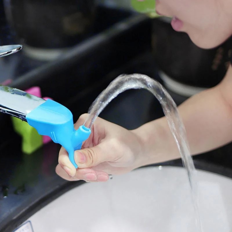 Đầu nối dài vòi nước bằng silicon tùy chỉnh tiện dụng dành cho bồn rửa nhà bếp/ nhà tắm